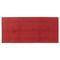 Burgundy Rubber Backed Rug, Washable Long Kitchen Mat for Home Entryway (43 x 20 In)